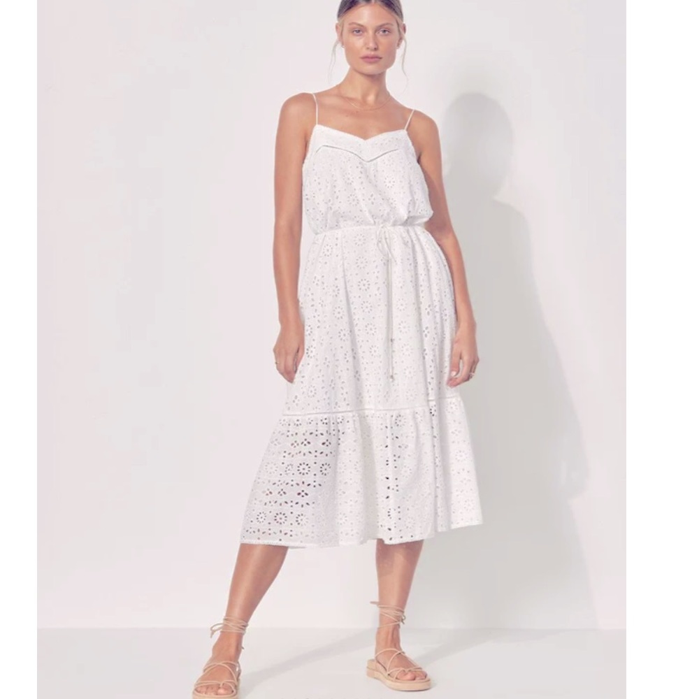 NWT Kivari Faye Tiered Midi Dress